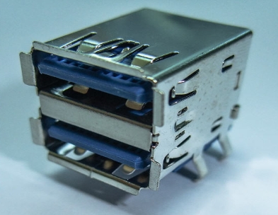 USB3.0A-(F)JACK-RA DOUBLE(EA)-4A001